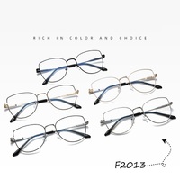 Blue Block metal glasses with blue light protection F2013