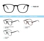 TR90 plastic eyeglasses frame FA05-01