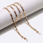 Gold-colored non-slip chain, for glasses and masks GL1494