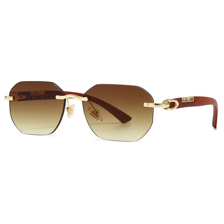 Metal rimless sunglasses Elit 3074-EL