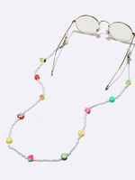 Fashion gold glasses chain with hollow rhombus GL1288