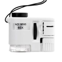 Микроскоп портативный 9595-1, увеличение: 60X, 80X, 100X