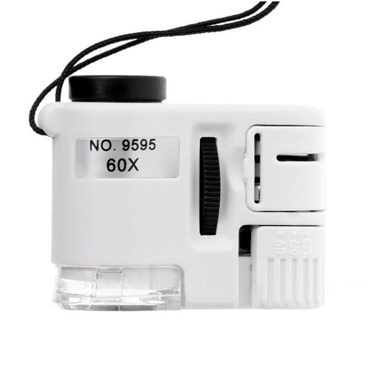 Микроскоп портативный 9595-1, увеличение: 60X, 80X, 100X