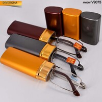 Glasses in metal hard case V9075-BITUM