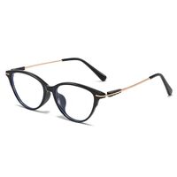 Metal + PC reading glasses with Blue Ray Cut protection for women KY88111, diopters: from 0.00 to +4.00