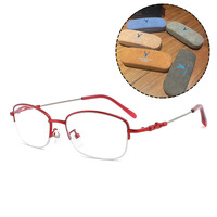 Metal eyeglasses for reading 8811 Blue ray cut, diopters from +1.00 to +4.00, PD62-64