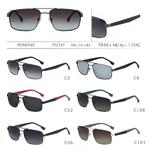 Polarized metal + TR90 sunglasses for men Romonis PS2143-R