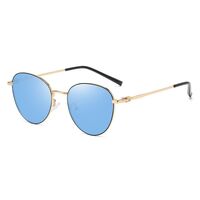 Очки металлические фотохромные с защитой от синего света 9650-GT