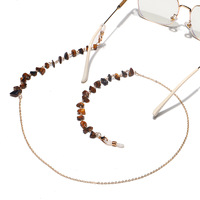 Natural colorful stone glasses chain GL1204