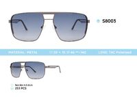 Metal frame polarized sunglasses S8003