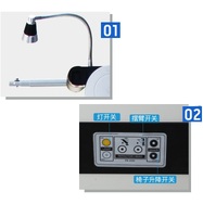 Ophthalmologist workstation, combined table + chair PK-200, tabletop 1100*400 mm