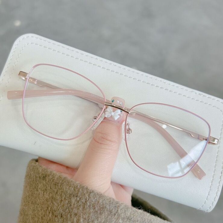 Metal frame MAMO with Blue Ray Cut protection lenses and flex F97011