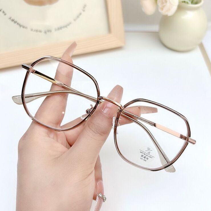 Combined frame (metal + TR90) with Blue Ray Cut protection lenses MAMO M2876