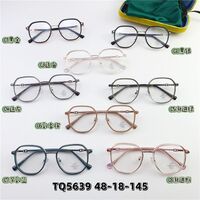 Оправа гибридная, металл + TR90, линзы с Blue Block покрытием SANTA TQ5639