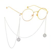 Metal non-slip chain, with tree of life pendant, for glasses and masks GL472