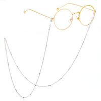 Steel-colored metal non-slip chain, for glasses and masks GS027