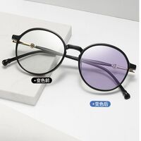 Очки пластиковые TR90 фотохромные с защитой от синего света 9733-GT