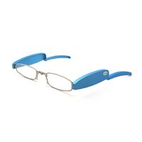 Plastic reading pince-nez glasses with case folding 6028, diopters from +0.00 to +3.50, RMC=62-64