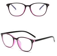 Photochromic plastic glasses with protection Blue Cut KY6008-4变色眼镜