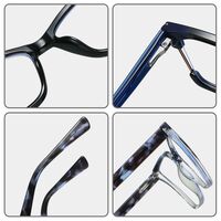 TR90 plastic frame or glasses with blue light protection, with spring hinges FA87246