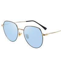 Очки металлические фотохромные с защитой от синего света 9629-2-GT