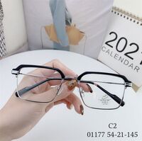 Hybrid frame, metal + TR90, with Blue Block coating SANTA 01177