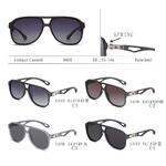 Polarized plastic sunglasses with spring hinhes Enrique Cavaldi EC9806