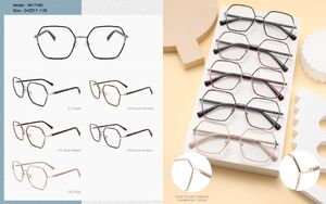 Оправа женская пластиковая из ацетата, комбинированная с металлом Big City MF7780