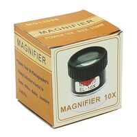 Portable pocket magnifier 13098, diameter: 25 mm, magnification: 10X