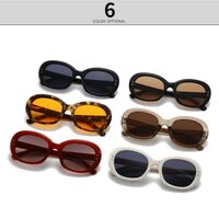 Plastic sunglasses in retro oval frame Elit 27101-EL