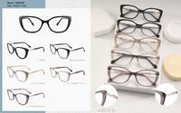 Plastic acetate frame for women, with spring hinges Big City MS8400