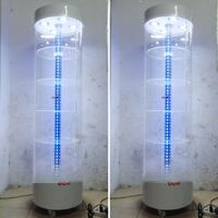 Acrylic floor rotating display stand for glasses, frames, cases and accessories 15005, size 150 * 40 cm