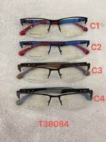 Nylor metal frame for glasses with spring hinges for men T38084