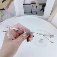 Hybrid frame, metal + TR90, with Blue Block coating SANTA 0969