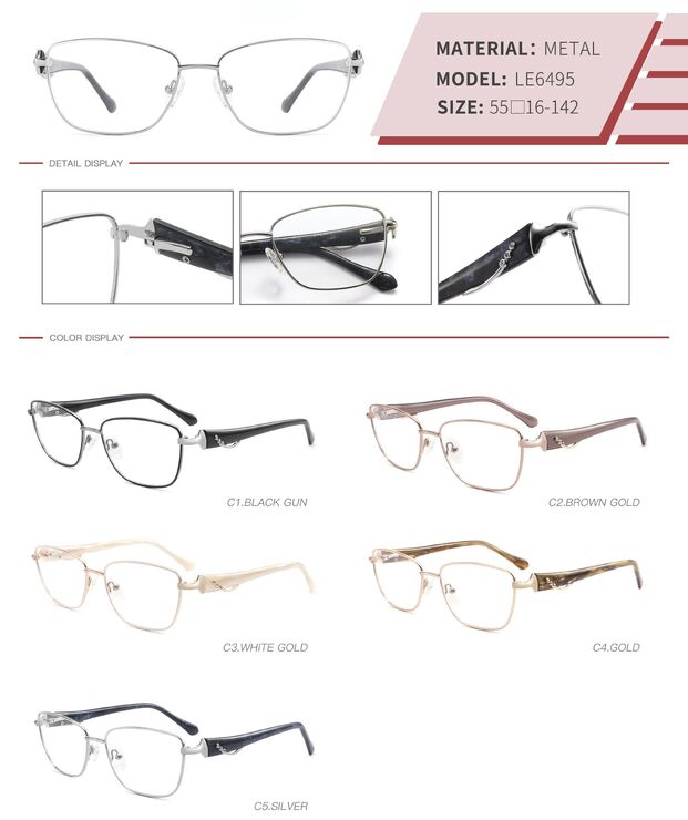 Metal frame with spring hinges LE6495-DA