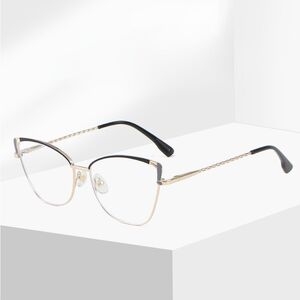 Metal frame MAMO with Blue Ray Cut protection lenses and flex F93100