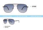 Metal frame polarized sunglasses S7010