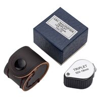Folding magnifier 7007D胶皮-XX, diameter: 18 mm, magnification: 10X
