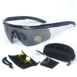 Nylor safety shockproof tactical UV400 goggles, 3-lens set, 新式战术2.4护目镜-DX