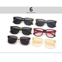 Plastic retro square sunglasses Elit 86617-EL