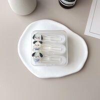 Комплект из 3 штук мини-наборов для мягких контактных линз - пинцет + присоска WL454盒装袋装镊子