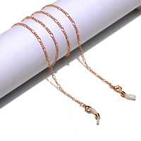 Glasses chain with white flower pearl GL1191