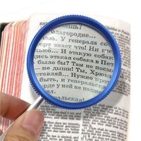 Magnifier, magnifying glass with handle CS35x50-XX-2, diameter 50 mm, magnification: 35Х