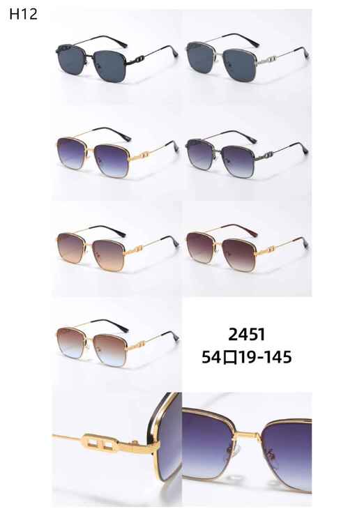 Polarized metal sunglasses H12 Matrix MT2451
