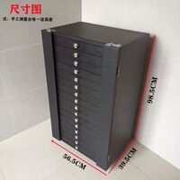 Office box - showcase for frames and glasses, with locks, 288/234 slots JS-C220309