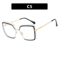 Combined (metal + TR90) glasses with blue light protection for women 95823-TR5039-PN