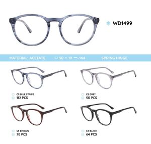Plastic acetate eyeglasses frame for men WD1499