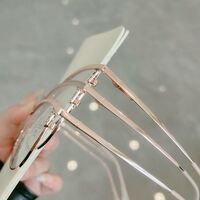 Combined frame (metal + TR90) with Blue Ray Cut protection lenses and flex MAMO S11505