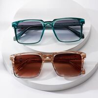 Plastic + metal square sunglasses for men Elit BEE3222-EL