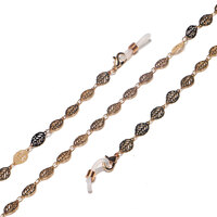 Non-slip metal golden glasses chain GL1215